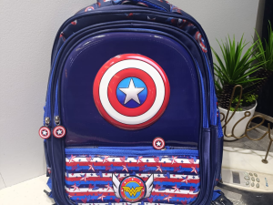 Captain America 3D Junior School Bag