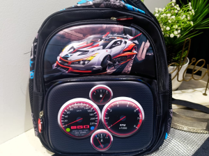 Sportscar 3D Junior School Bag