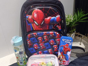 Spiderman 3D Junior School Combo Set